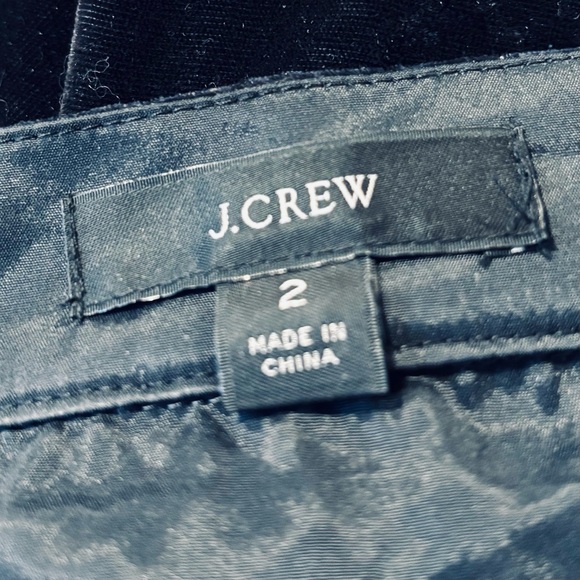 Women’s J Crew Velvet Dress Silver Gray Size 2 Front Buttons, puff sleeves - Picture 5 of 5